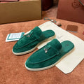 Loro Piana Open Walk - Emerald Green Suede